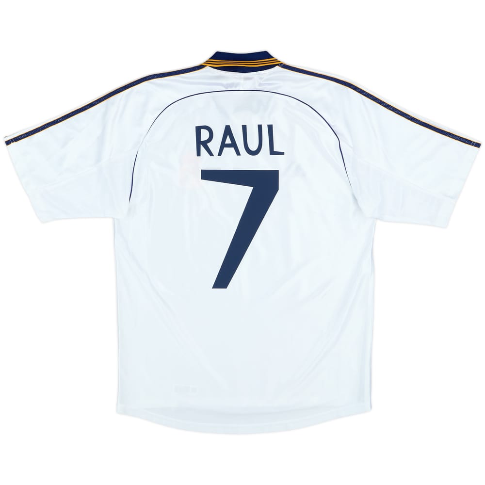 1998-00 Real Madrid Home Shirt Raul #7 - 8/10 - (M)
