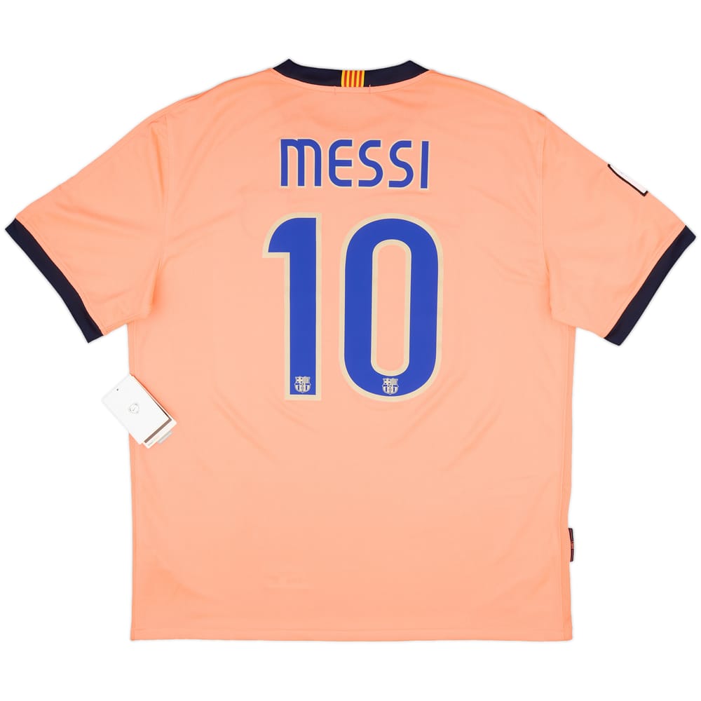 2009-10 Barcelona Away Shirt Messi #10 (XL)