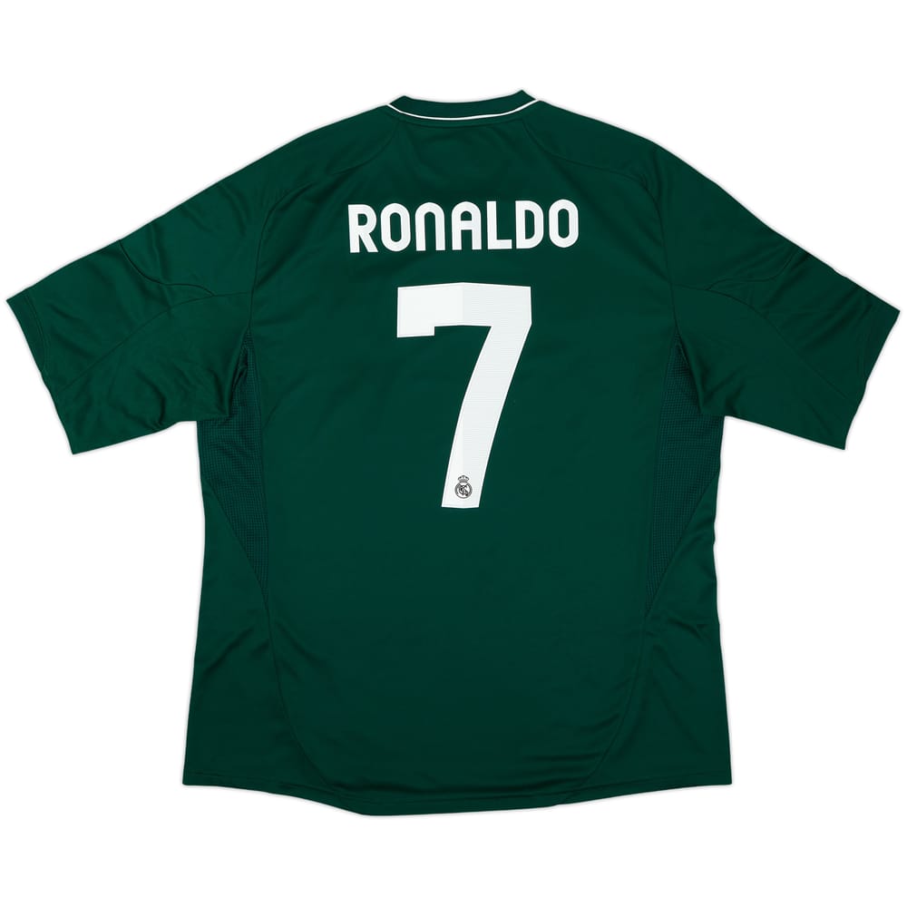 2012-13 Real Madrid CL Third Shirt Ronaldo #7 (XL)