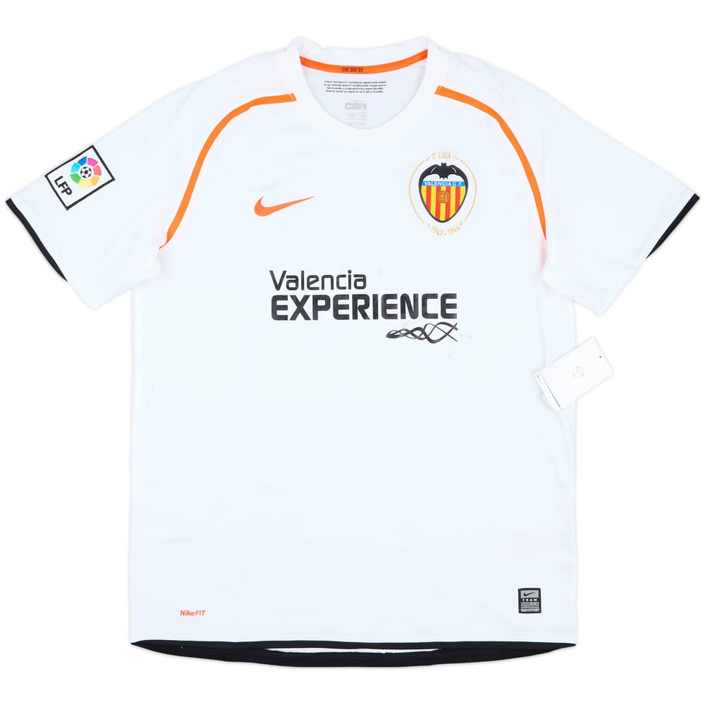 2008-09 Valencia Home Shirt (L)