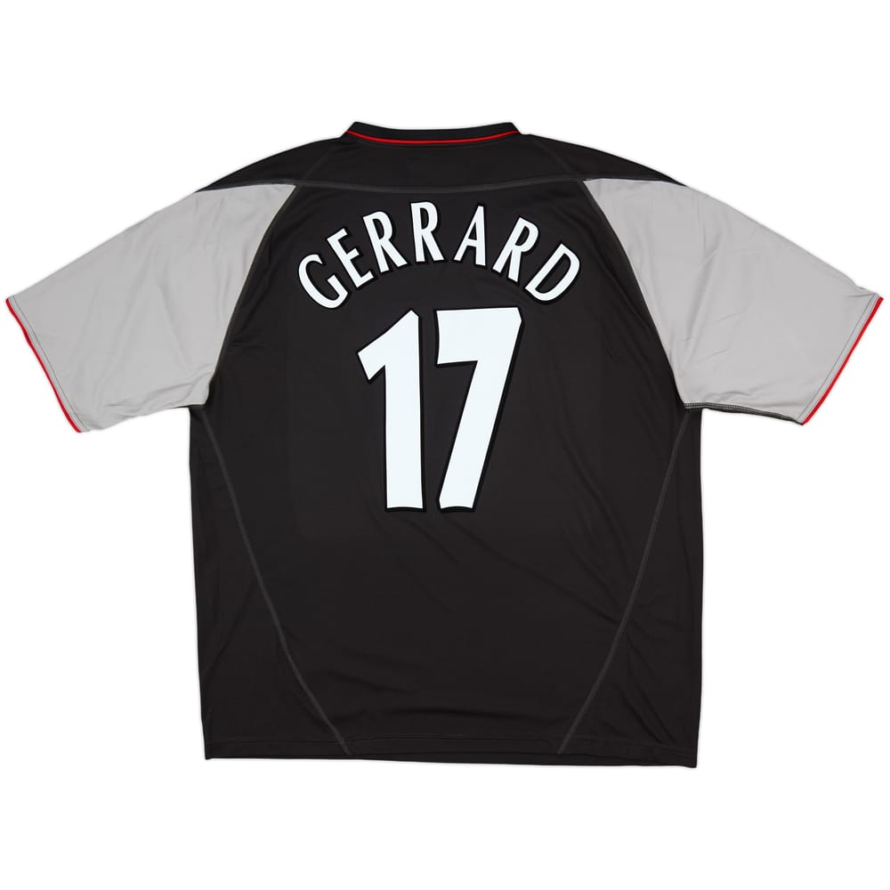 2002-04 Liverpool Away Shirt Gerrard #17 (XL)