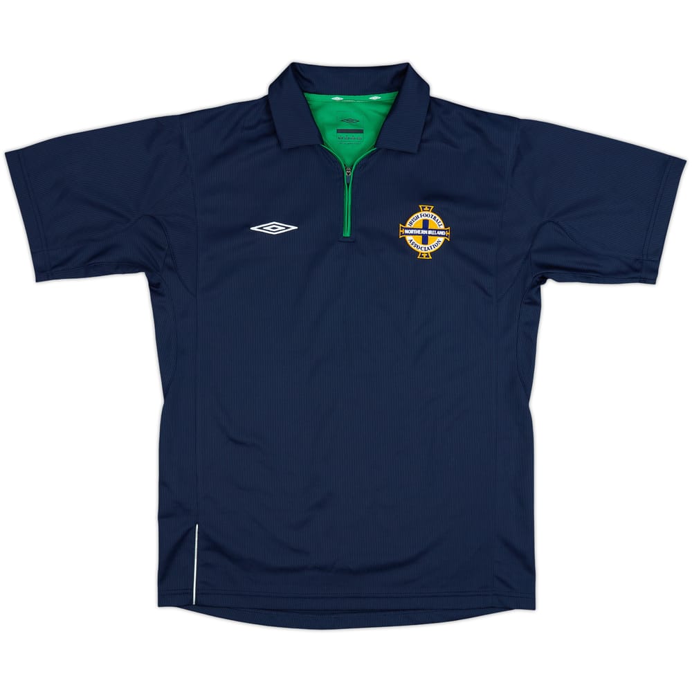 2006-08 Northern Ireland Umbro 1/4 Zip Polo Shirt - 9/10 - (M)
