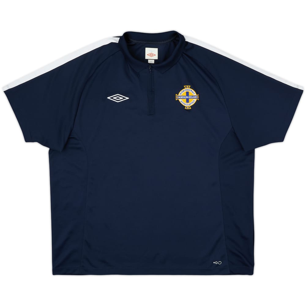 2010-11 Northern Ireland Umbro 1/4 Zip Polo Shirt - 10/10 - (XL)