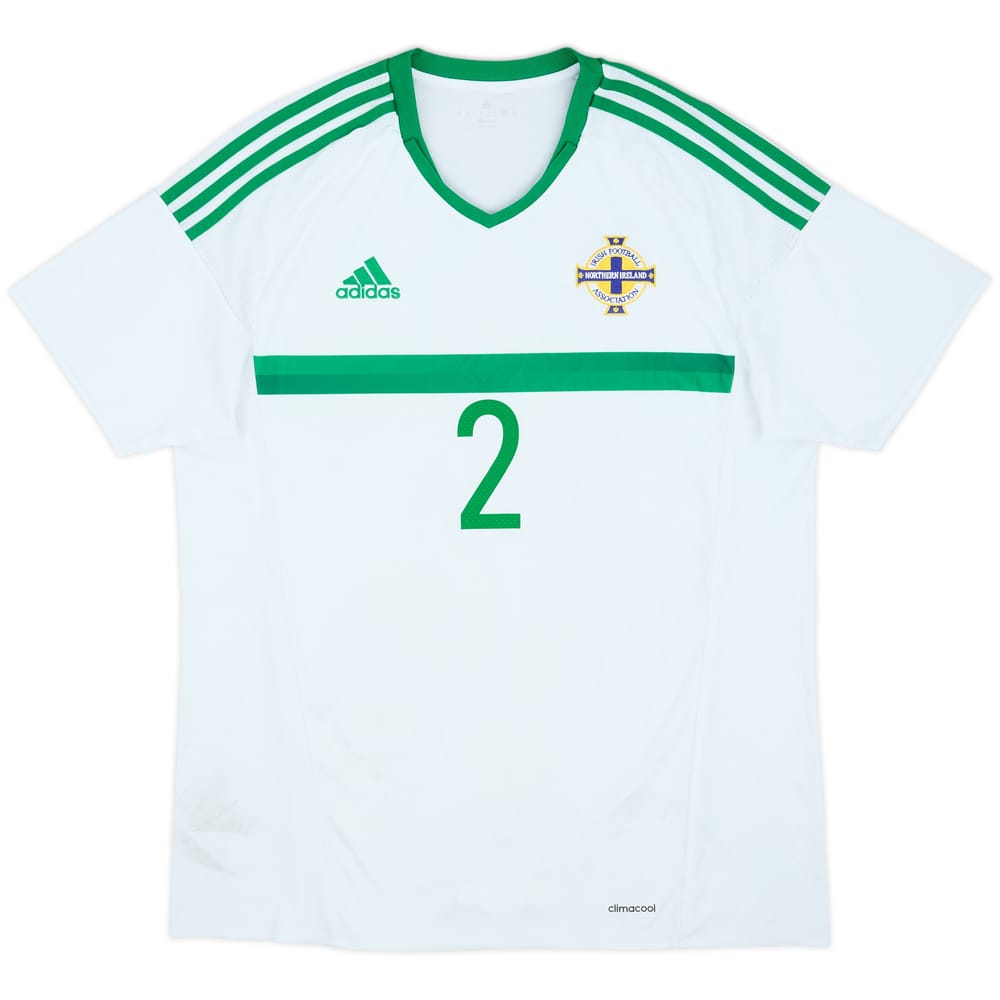 2016-17 Northern Ireland Away Shirt #2 - 6/10 - (L)