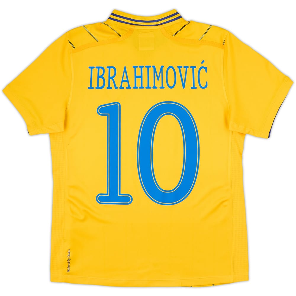 2012-13 Sweden Home Shirt Ibrahimovic #10 - 6/10 - (XL.Boys)