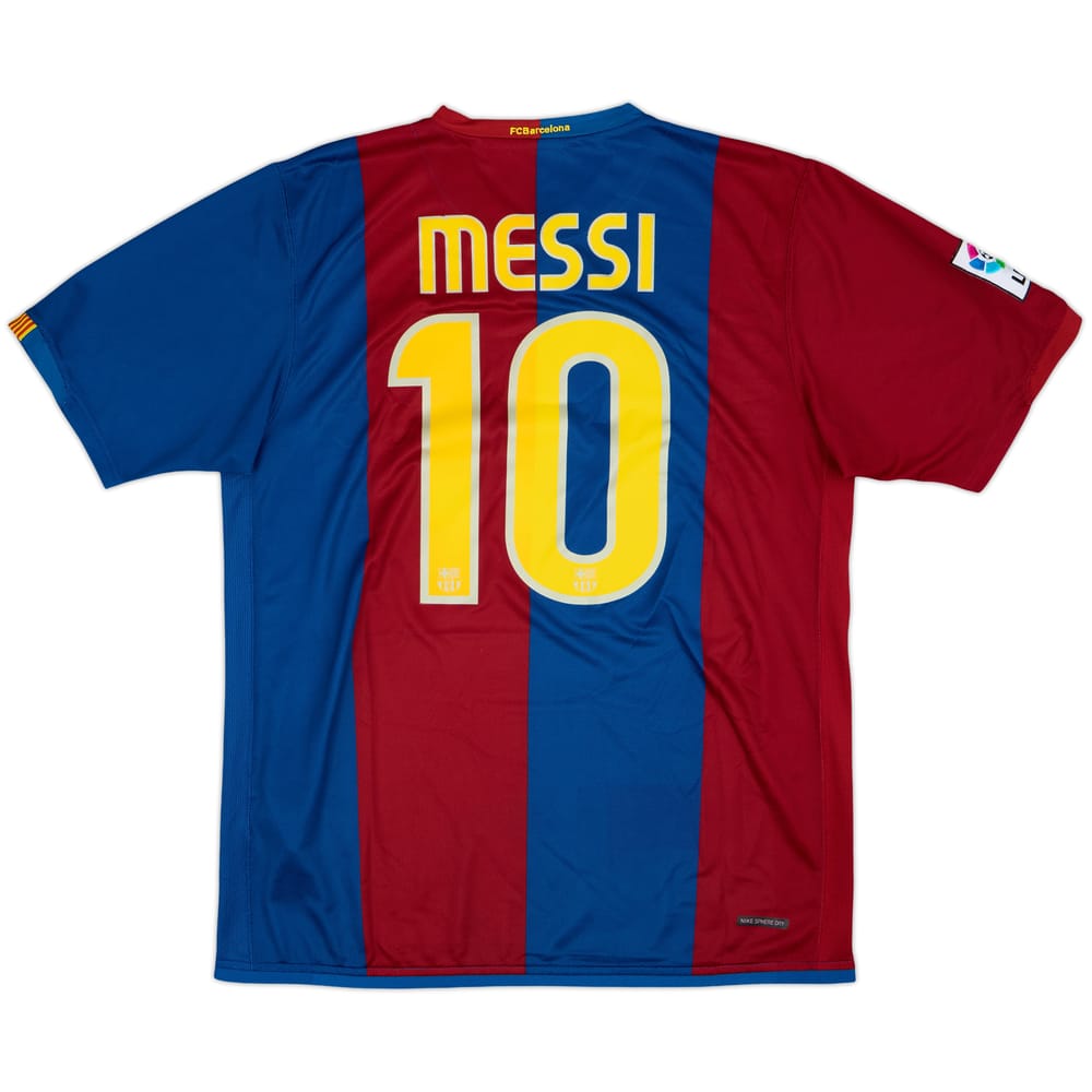 2006-07 Barcelona Home Shirt Messi #10 - 6/10 - (L)
