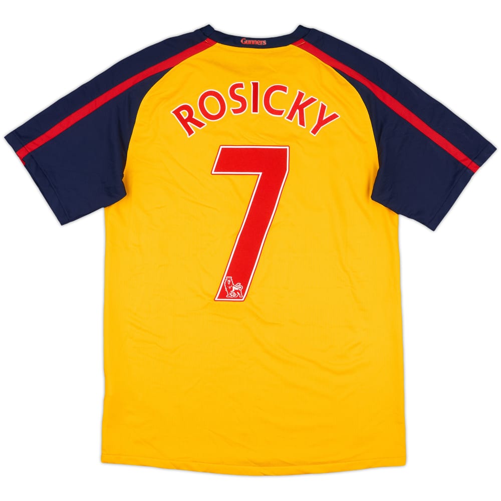 2008-09 Arsenal Away Shirt Rosicky #7 - 8/10 - (S)