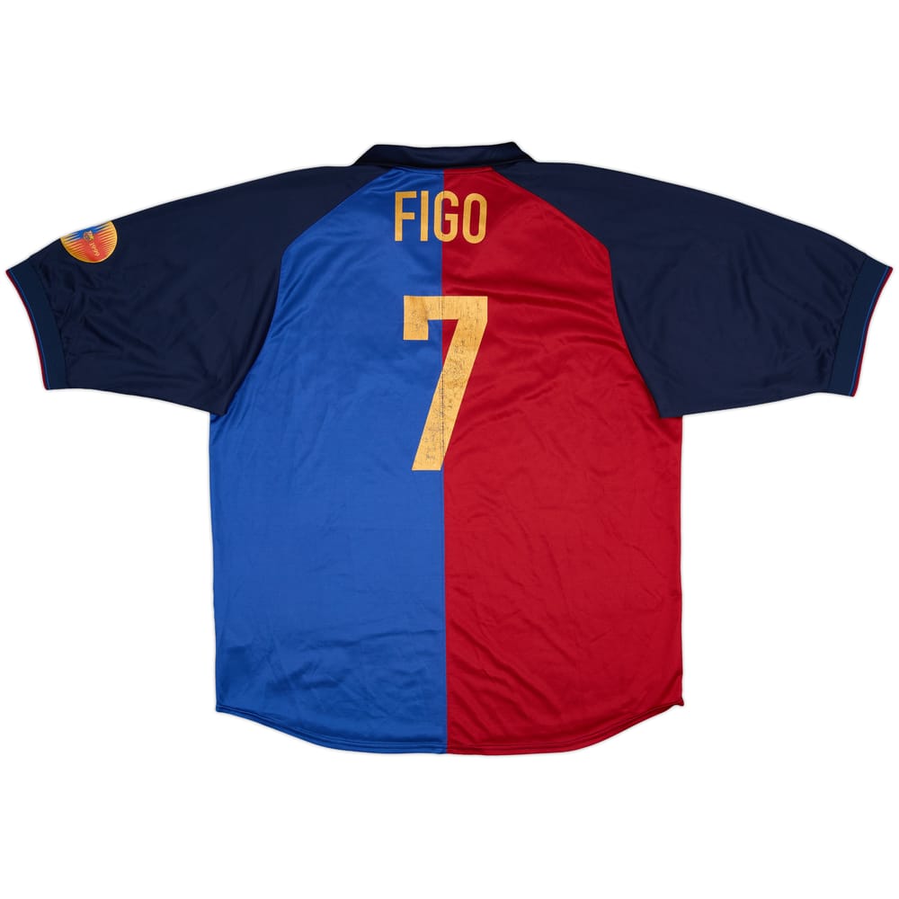 1999-00 Barcelona Centenary Home Shirt Figo #7 - 8/10 - (XL)