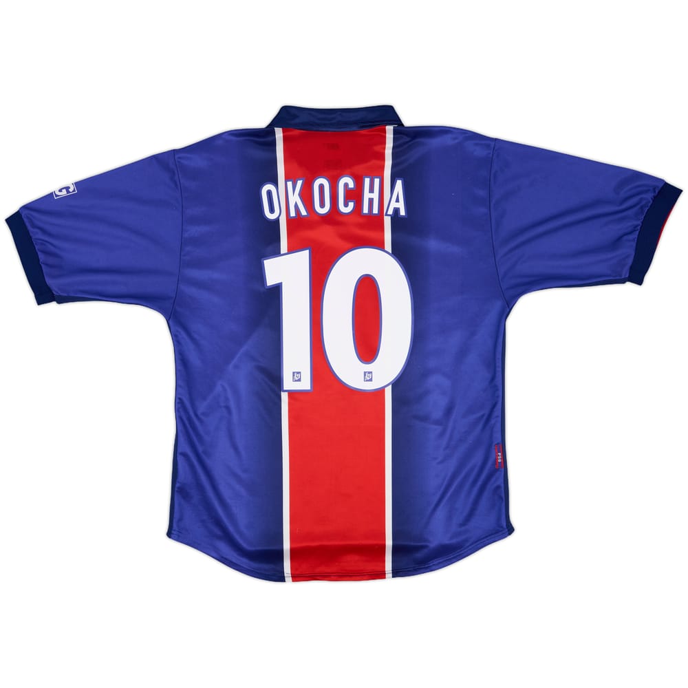 1998-99 Paris Saint-Germain Home Shirt Okocha #10 - 8/10 - (L)