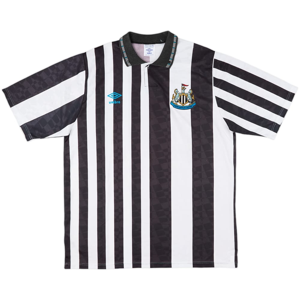 1991-93 Newcastle Home Shirt - 6/10 - (XL)