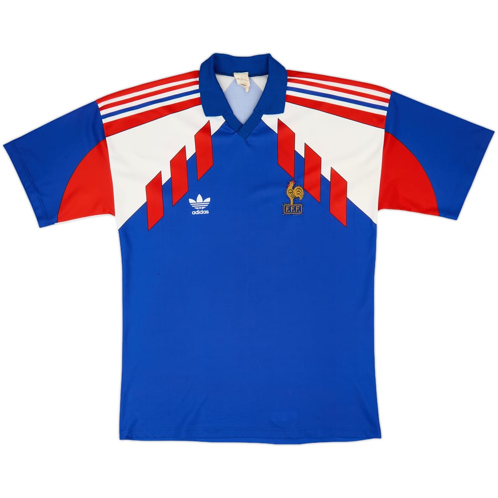 1990-92 France Home Shirt - 8/10 - (XL)