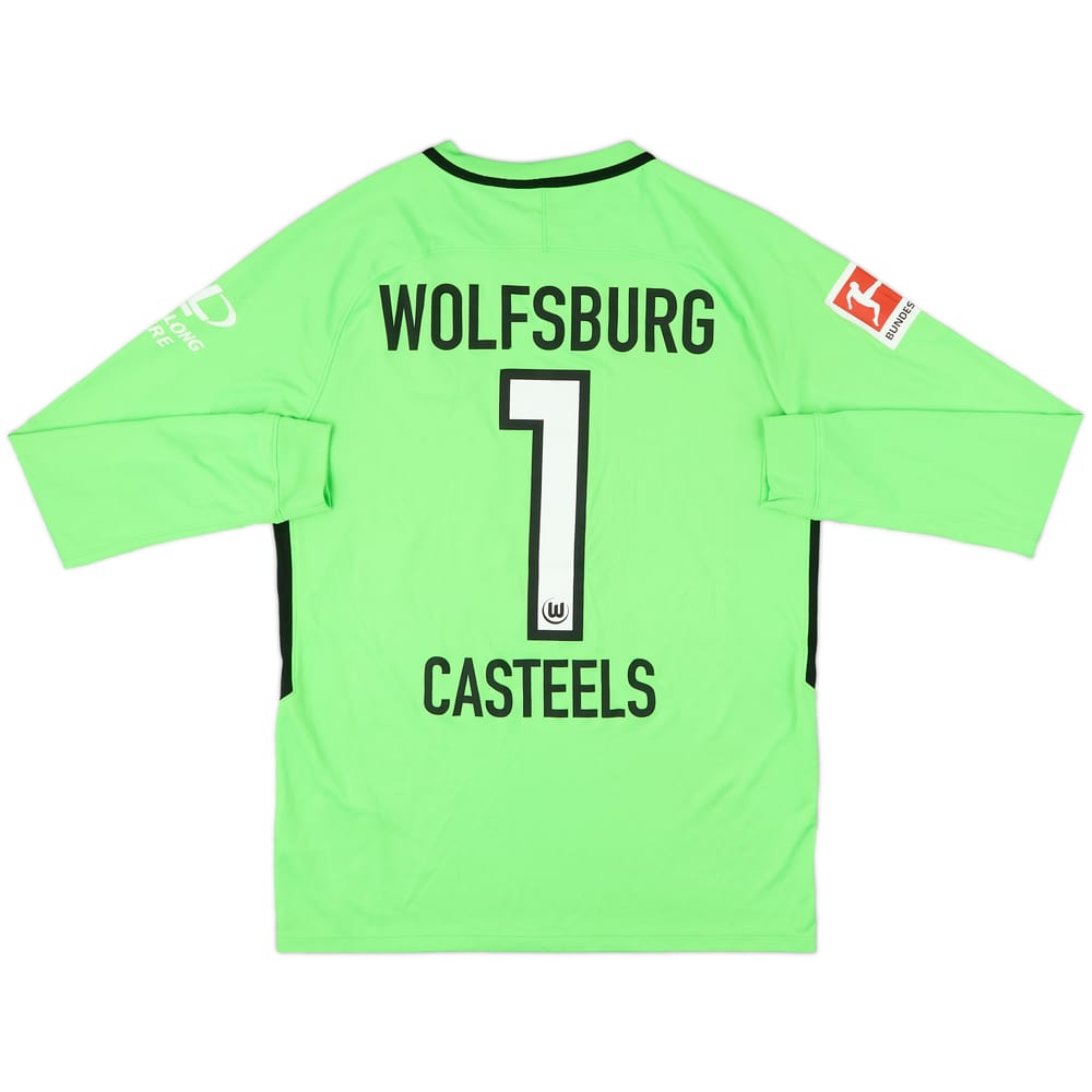 2019-20 Wolfsburg GK Shirt Casteels #1 - 7/10 - (L)