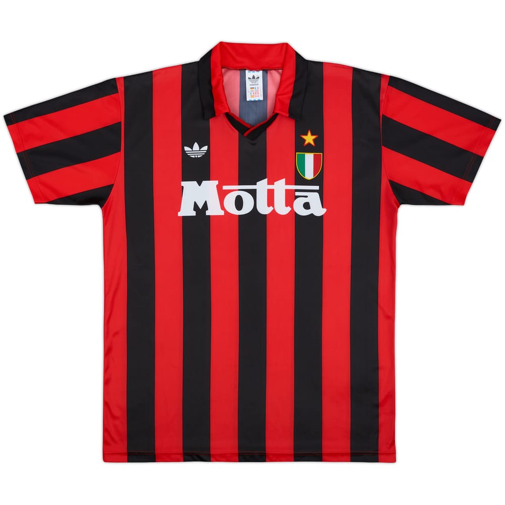 1992-93 AC Milan Home Shirt - 10/10 - (L)