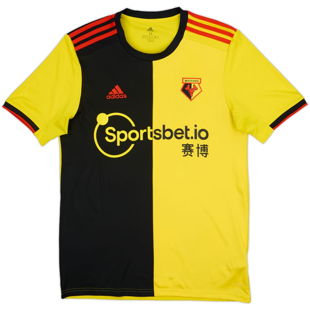 2019-20 Watford Home Shirt - 10/10 - (M)