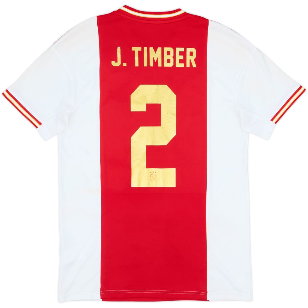 2022-23 Ajax Home Shirt J. Timber #2 - 5/10 - (M)