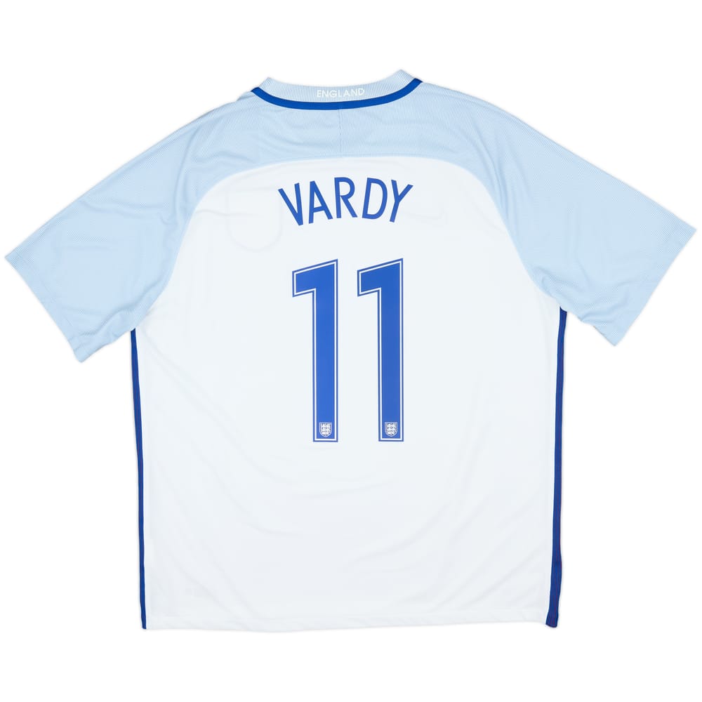 Camiseta de local de Inglaterra 2016-17 Vardy #11 - 6/10 - (XL)