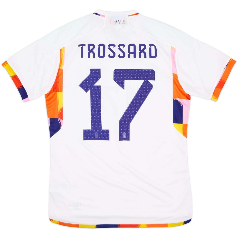 2022-23 Belgium Away Shirt Trossard #17 (M)