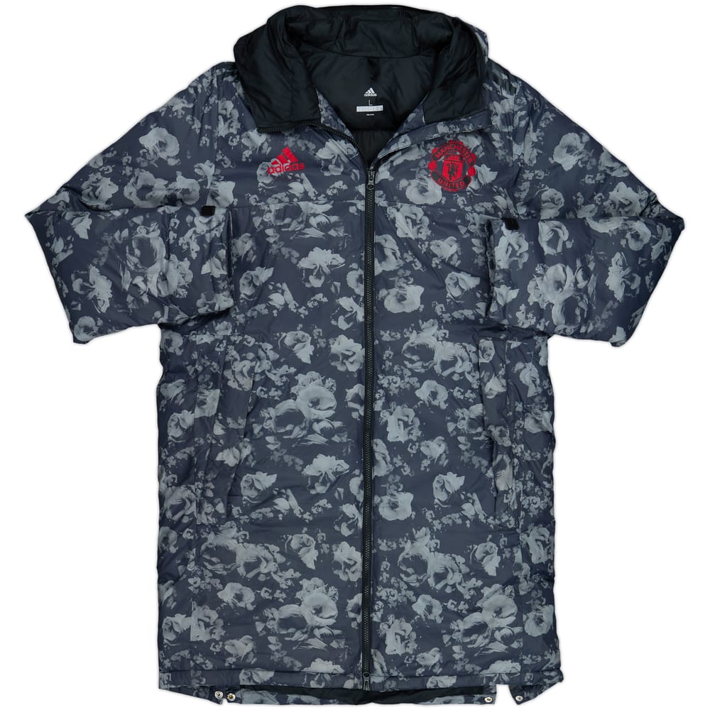 2019-20 Manchester United adidas Padded Bench Coat - 10/10 - (L)