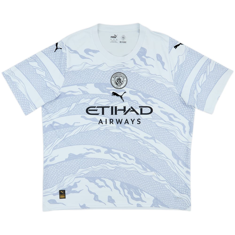 2023-24 Manchester City Puma Chinese New Year Pre-Match Training Shirt - 10/10 - (XXL)