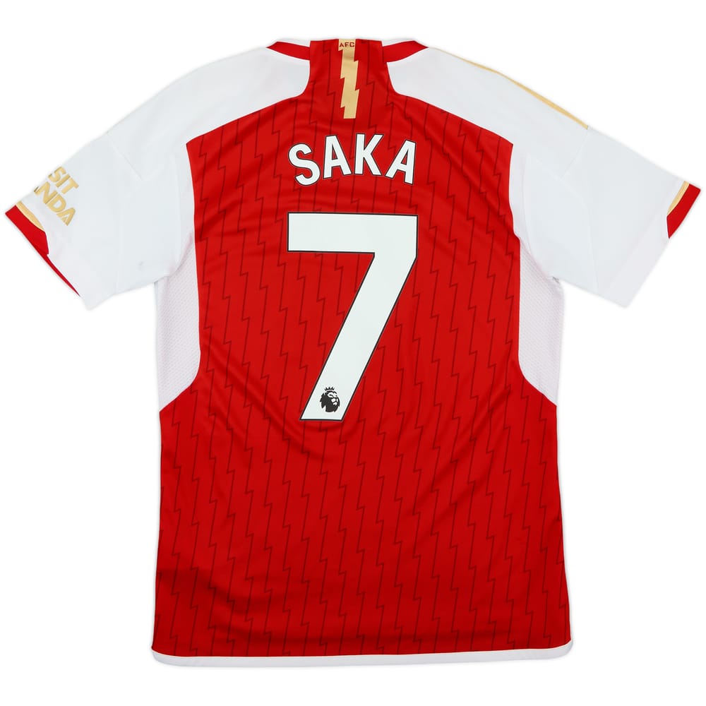 2023-24 Arsenal Home Shirt Saka #7 - 9/10 - (M)