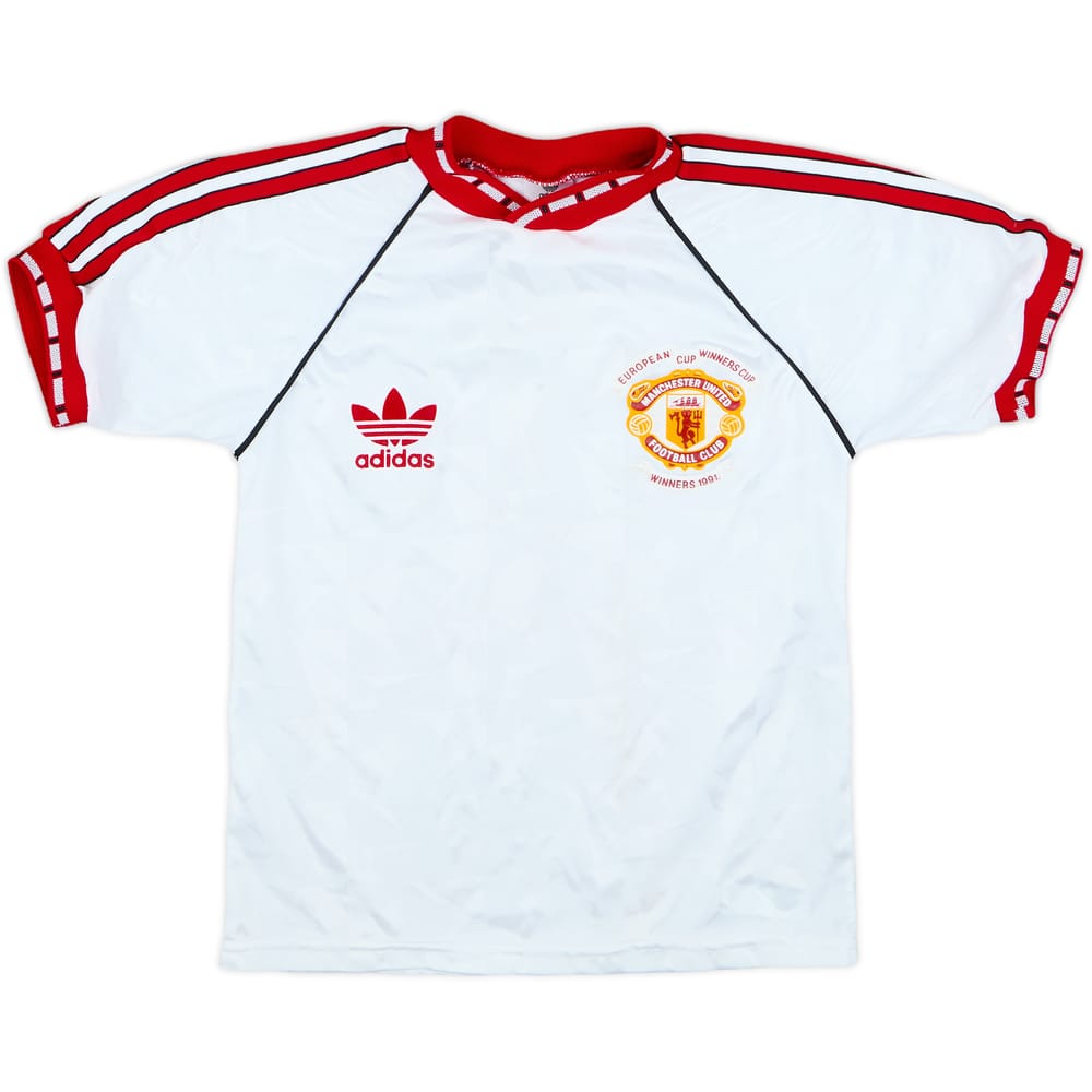1991 Manchester United ECWC Shirt - 8/10 - (L.Boys)