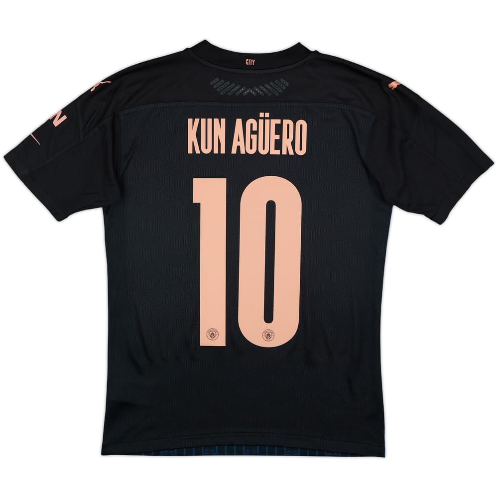 2020-21 Manchester City Authentic Away Shirt Kun Aguero #10 - 10/10 - (S)