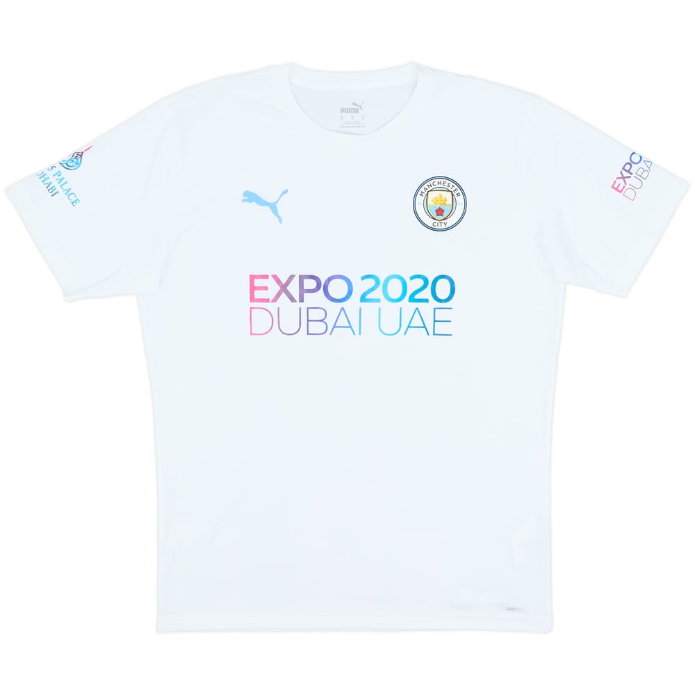 2020-21 Manchester City Puma Training Shirt - 8/10 - (M)