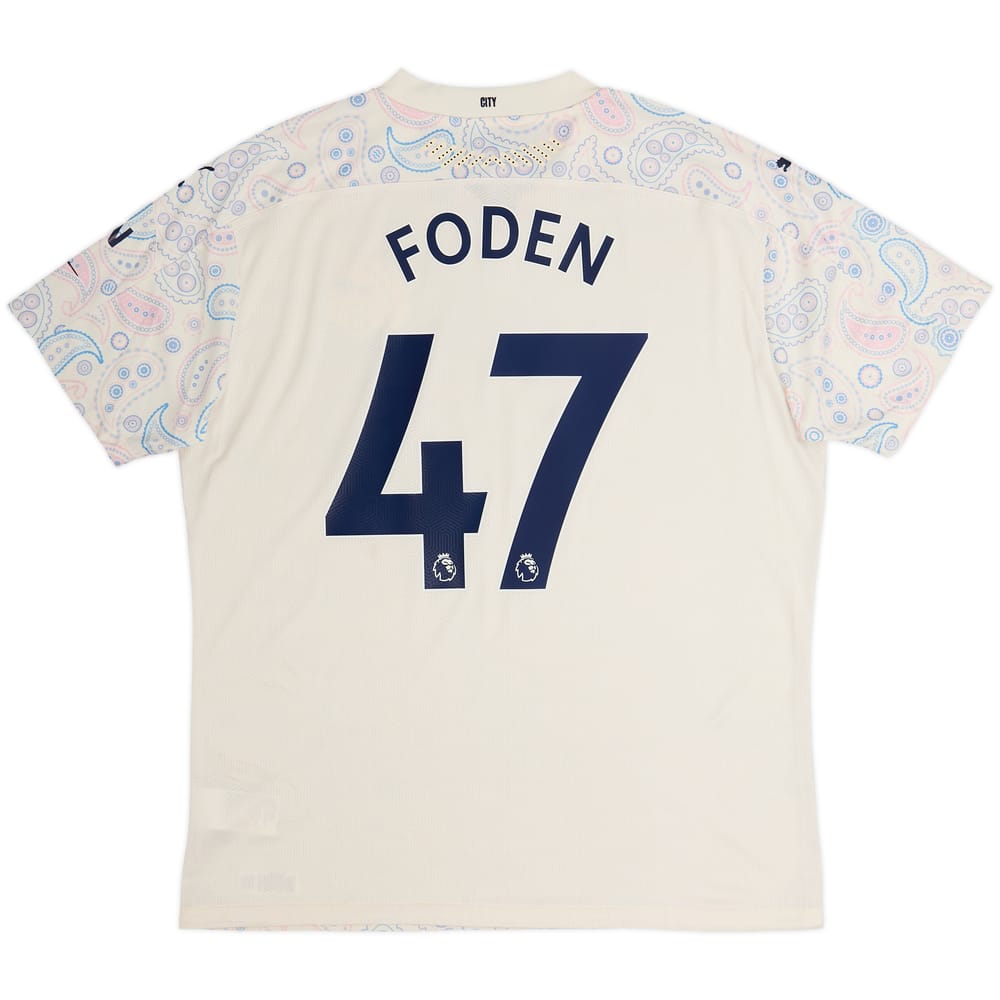 2020-21 Manchester City Authentic Third Shirt Foden #47 (XL)