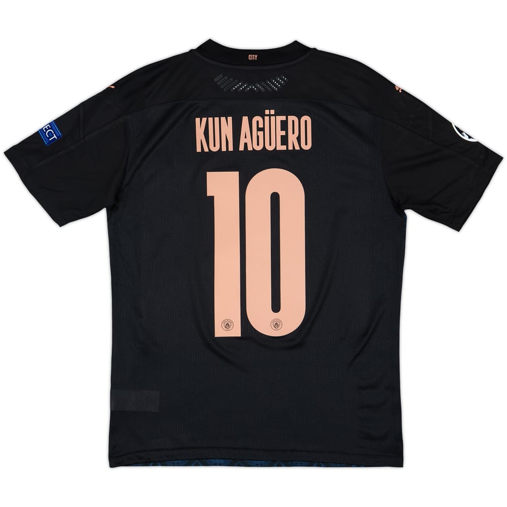 2020-21 Manchester City Away Shirt Kun Aguero #10 (M)
