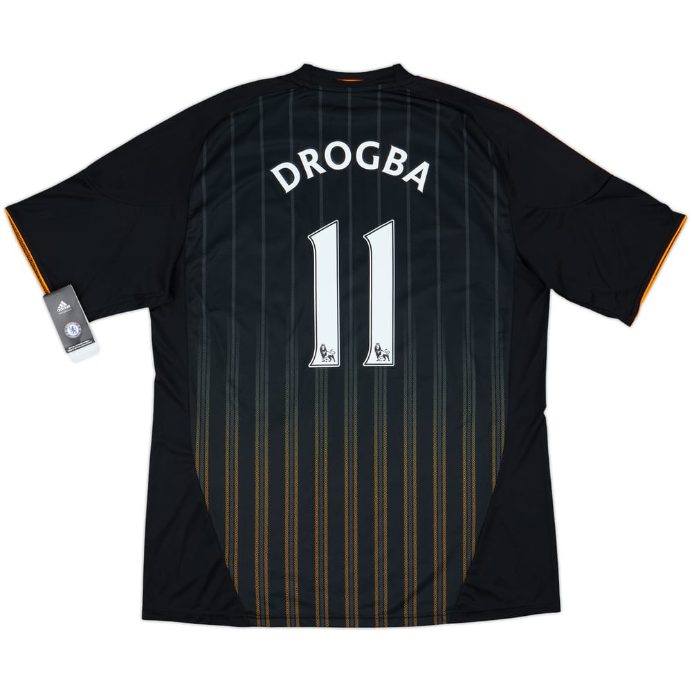 2010-11 Chelsea Away Shirt Drogba #11 (XXL)