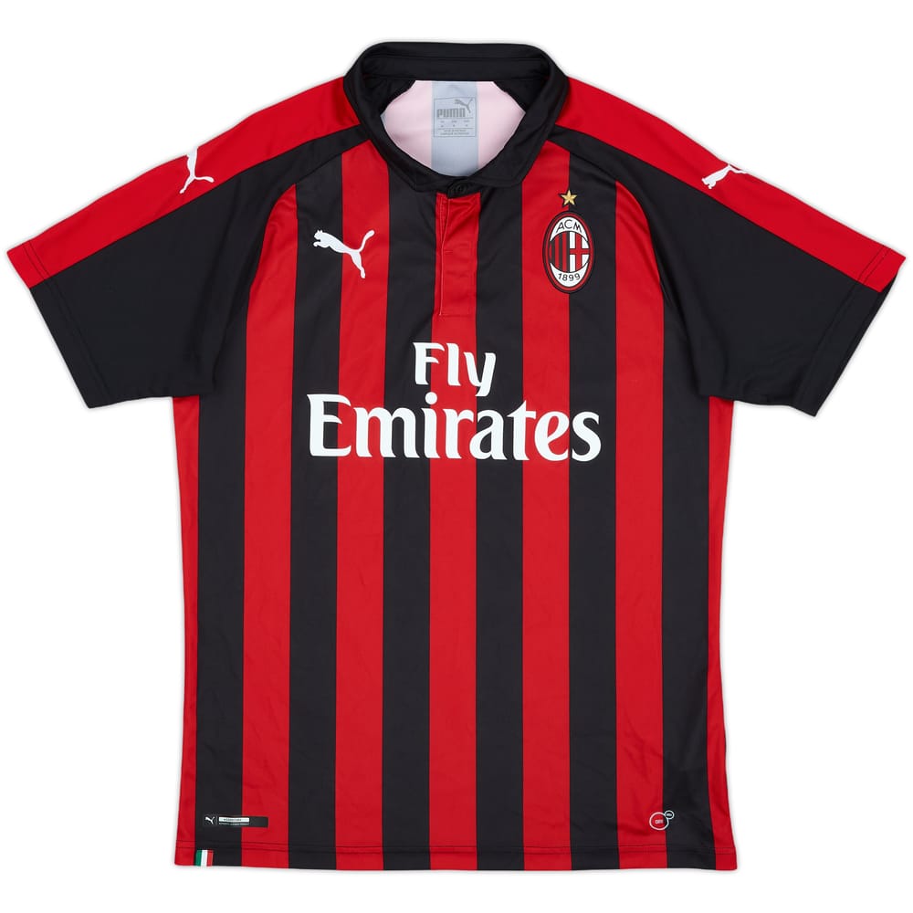 2018-19 AC Milan Home Shirt - 10/10 - (M)