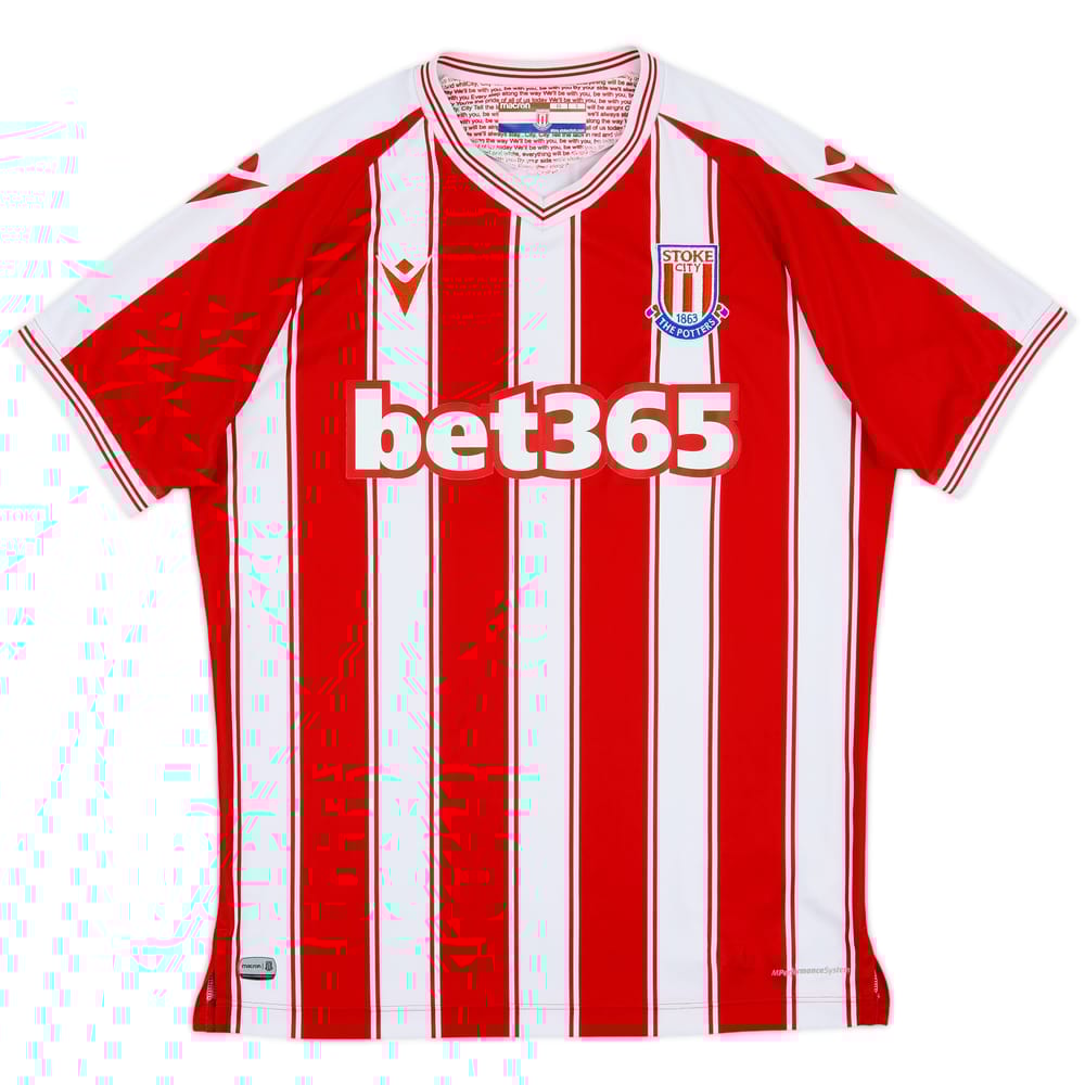 2020-21 Stoke City Home Shirt - 10/10 - (S)