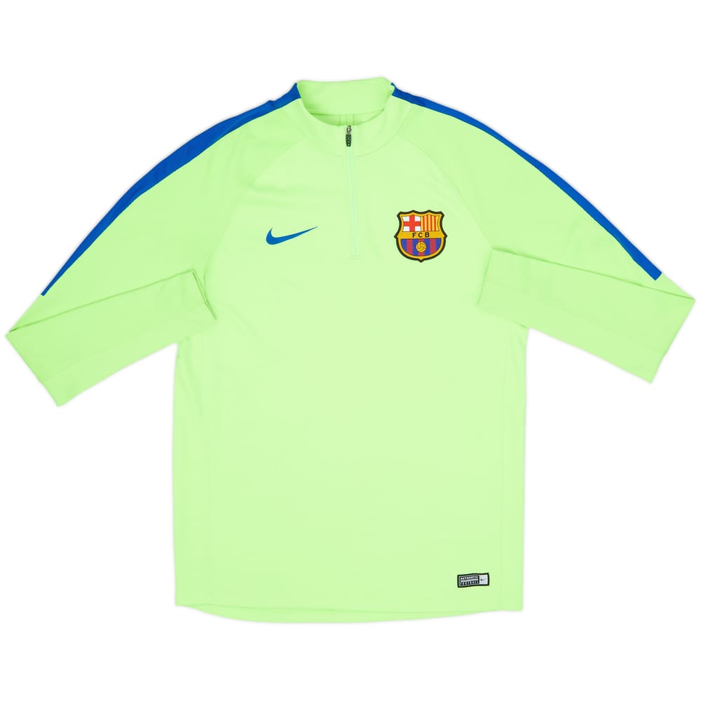 2017-18 Barcelona Nike 1/4 Zip Drill Top - 7/10 - (M)