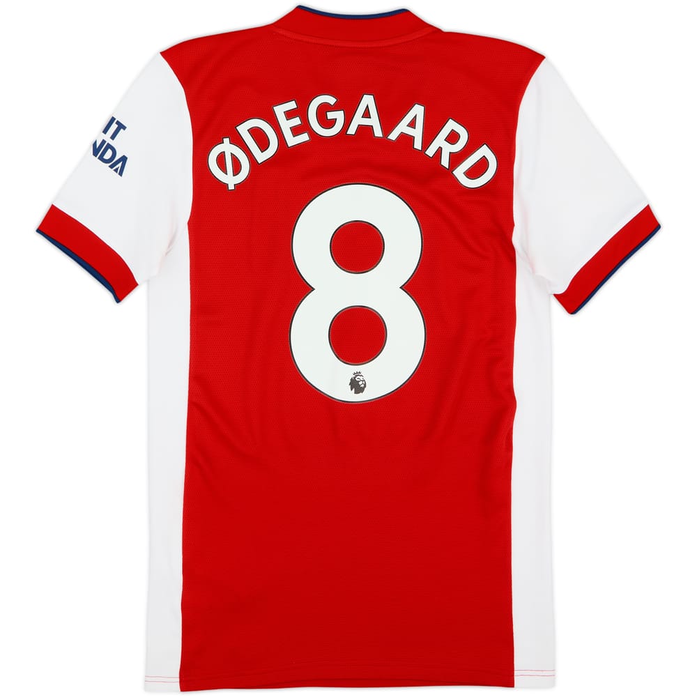 2021-22 Arsenal Home Shirt Odegaard #8 - 9/10 - (XS)