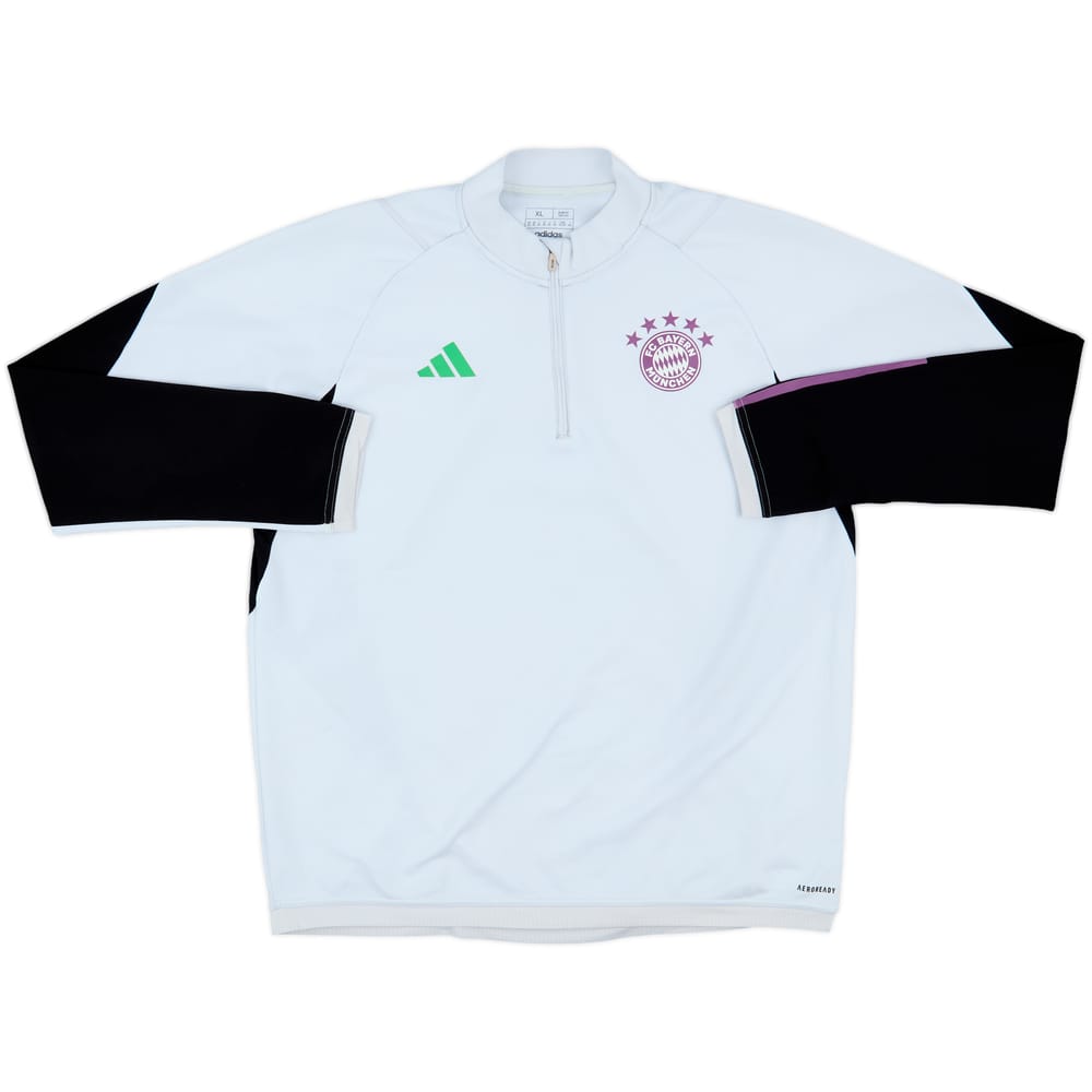 2023-24 Bayern Munich adidas 1/4 Zip Training Top - 6/10 - (XL)
