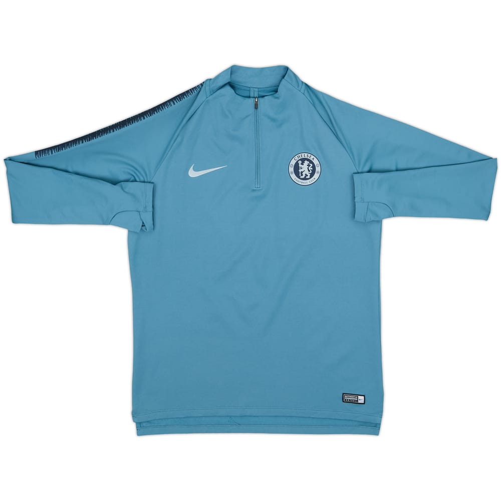 2018-19 Chelsea Nike 1/4 Zip Drill Top - 10/10 - (M)