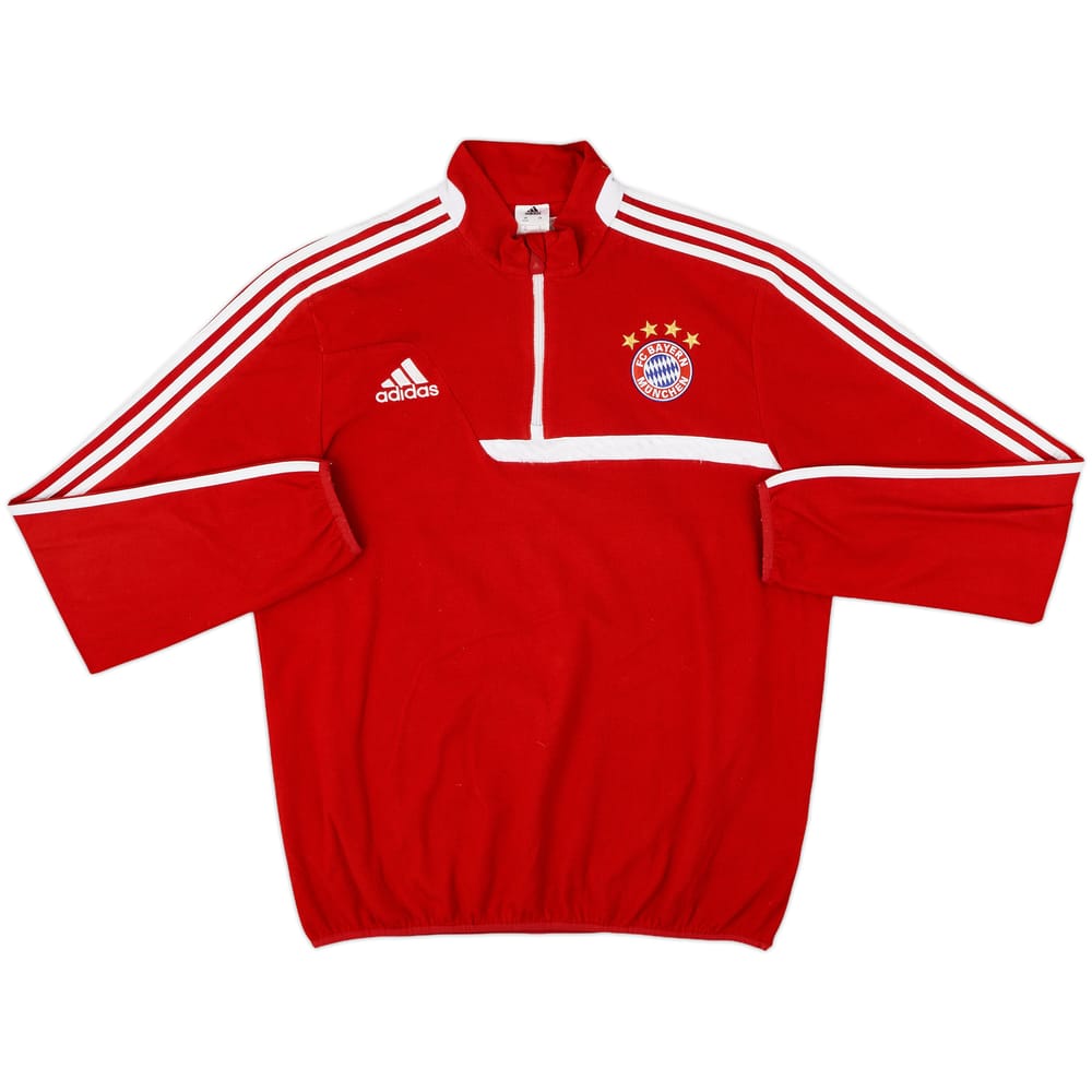 2013-14 Bayern Munich adidas 1/4 Zip Fleece Top - 8/10 - (L)
