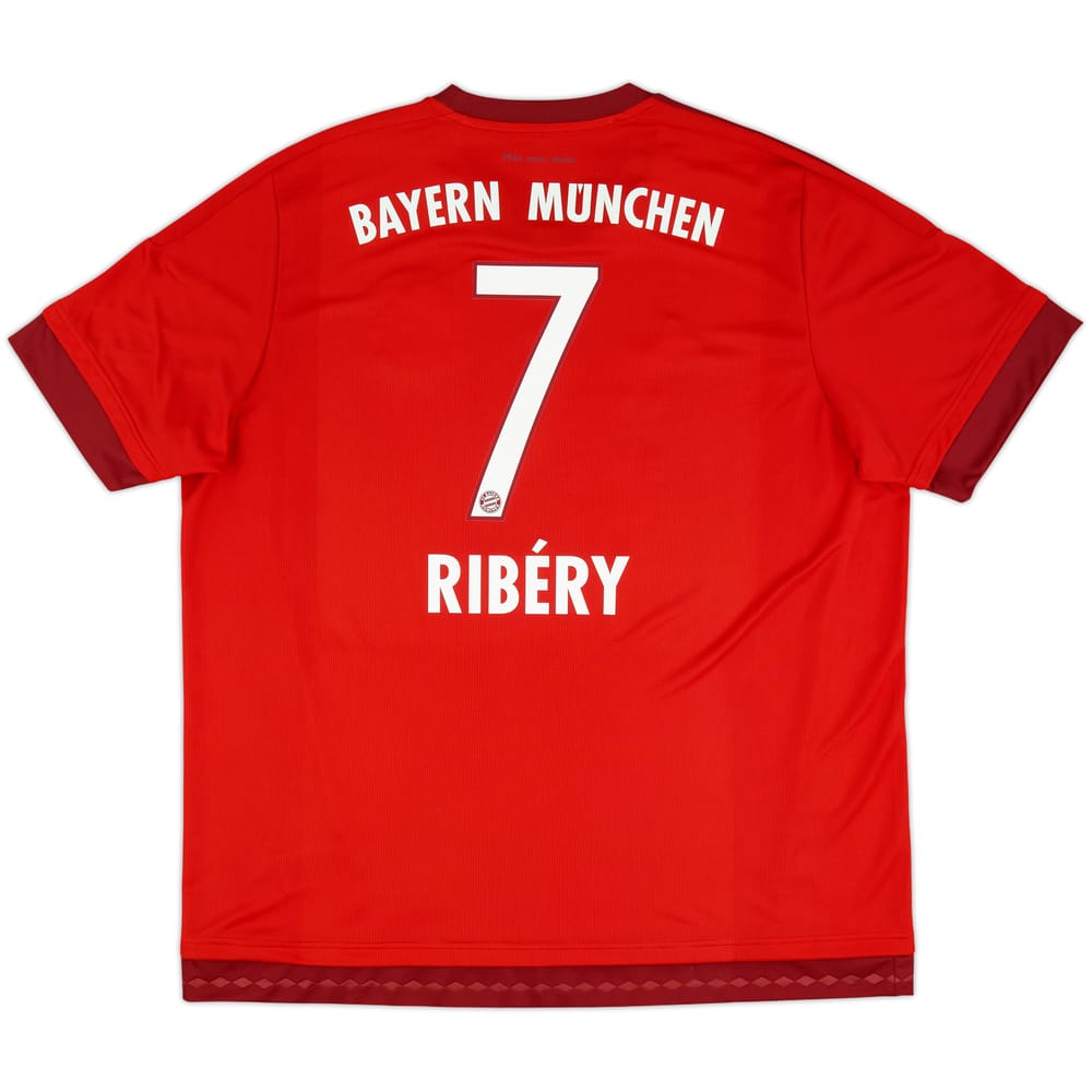 2015-16 Bayern Munich Home Shirt Ribery #7 - 10/10 - (XXL)