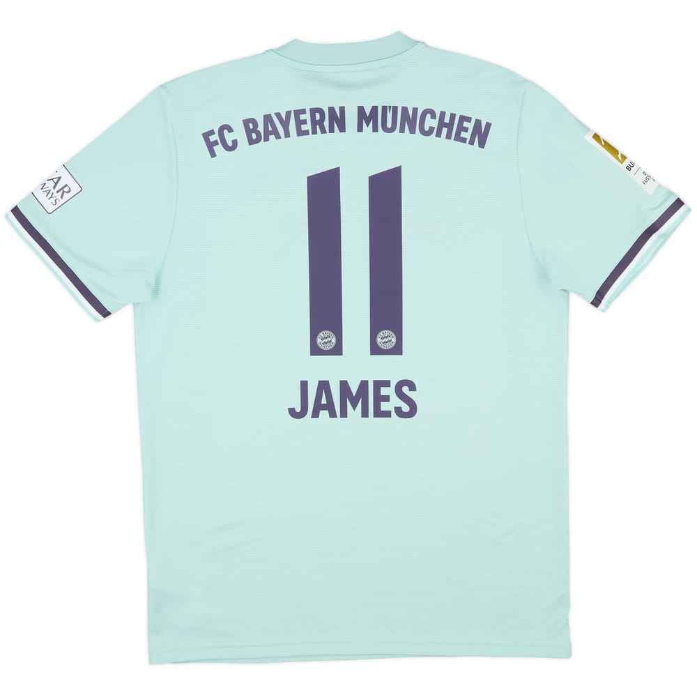 2018-19 Bayern Munich Away Shirt James #11 - 9/10 - (M)