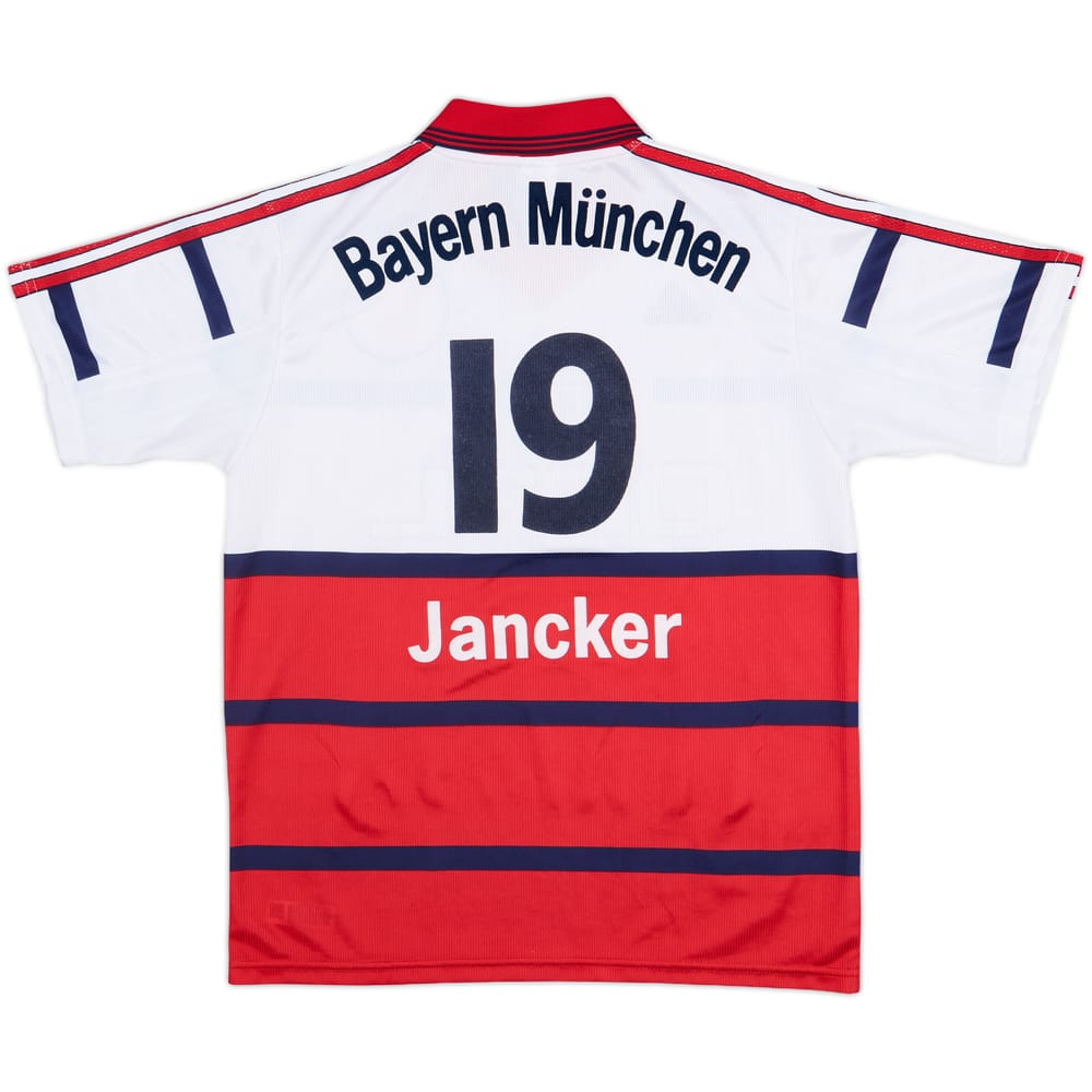 1998-00 Bayern Munich Away Shirt Jancker #19 - 8/10 - (XL.Boys)