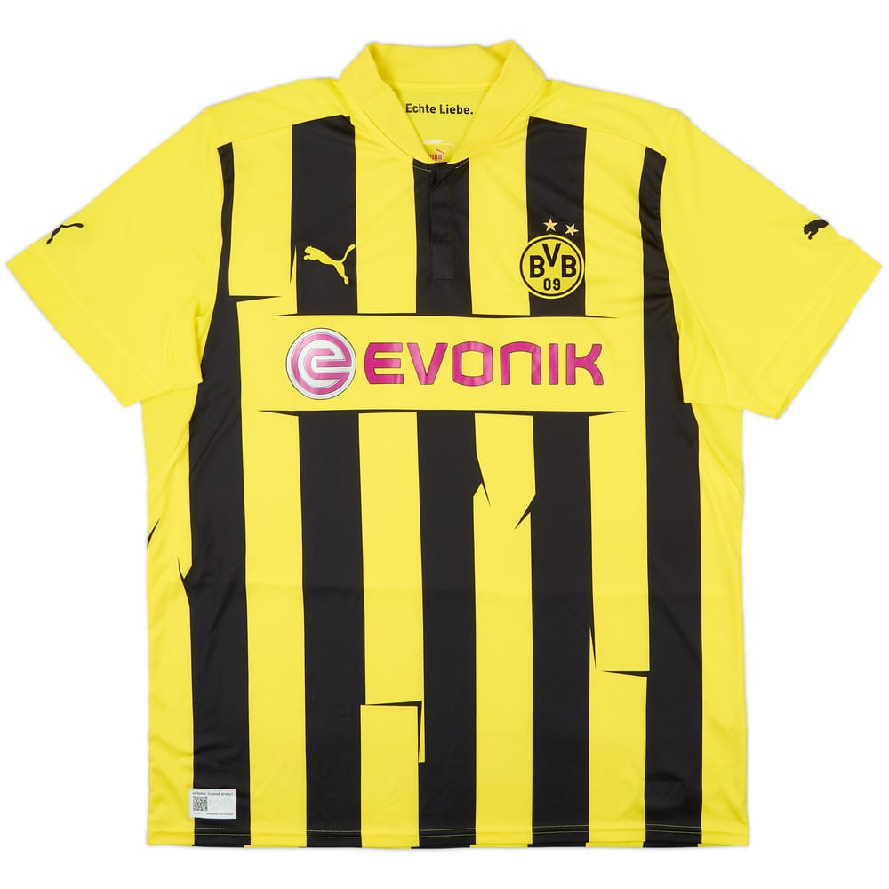 2012-13 Borussia Dortmund European Home Shirt - 9/10 - (3XL)