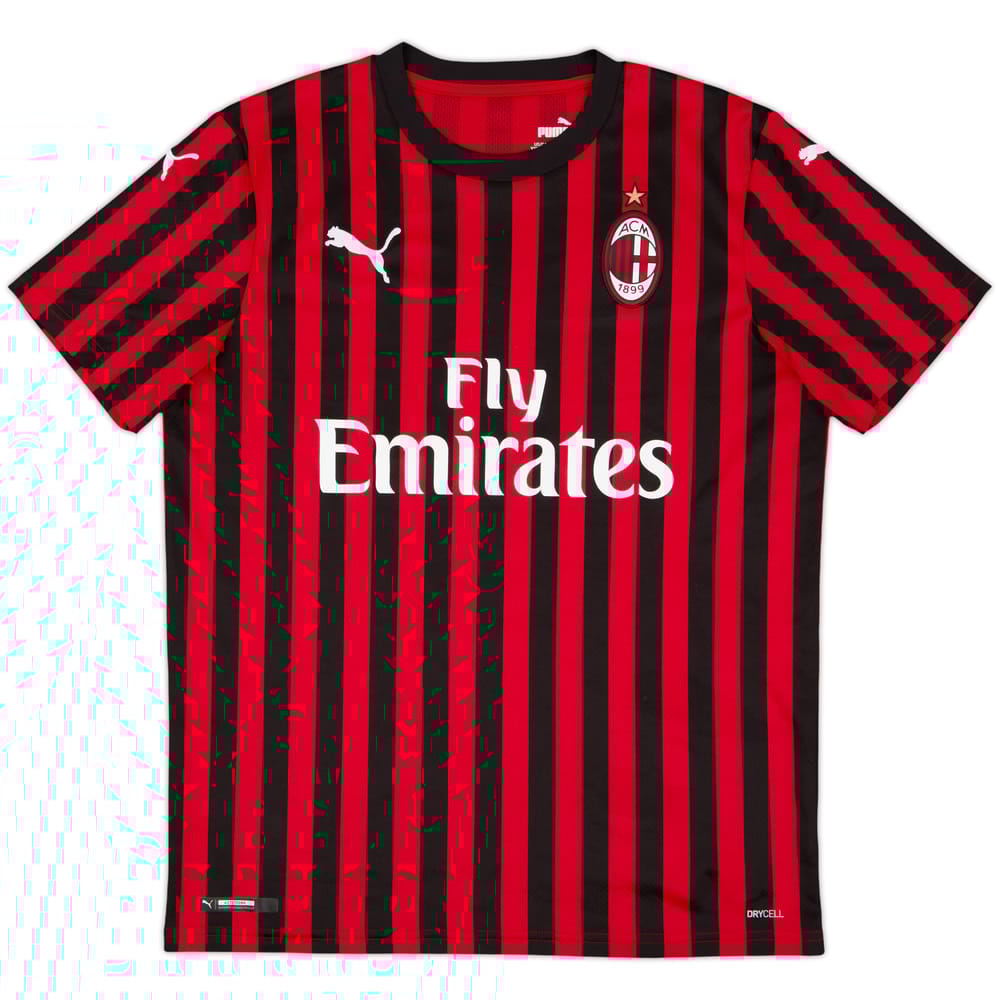 2019-20 AC Milan Home Shirt - 10/10 - (XL.Boys)