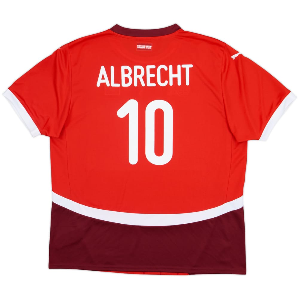 2024-25 Switzerland Home Shirt Albrecht #10 - 8/10 - (XL)