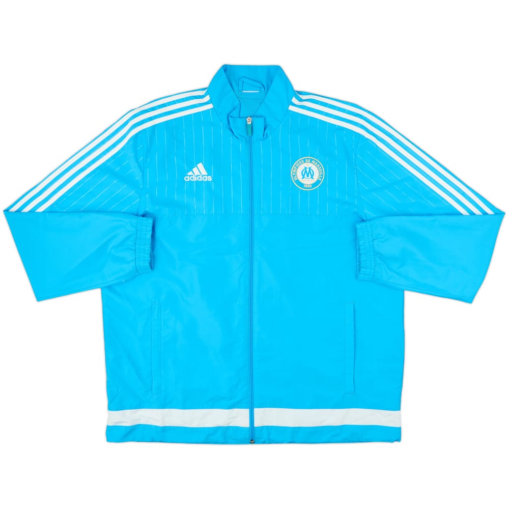 2015-16 Olympique Marseille adidas Track Jacket - 7/10 - (XXL)