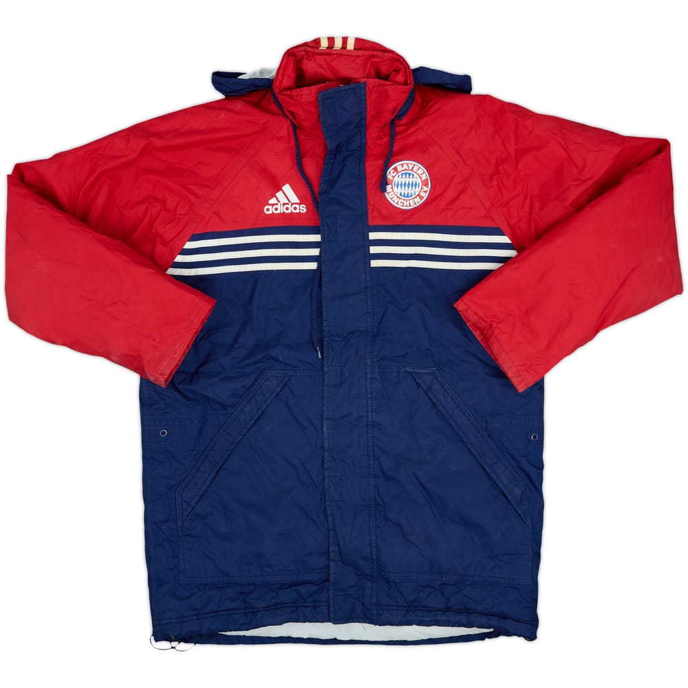 1999-01 Bayern Munich adidas Padded Bench Coat - 6/10 - (XL.Boys)