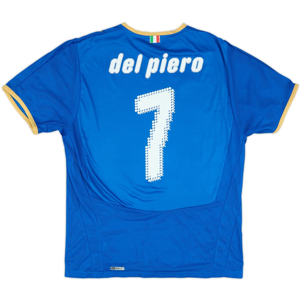 2007-08 Italy Home Shirt Del Piero #7 - 6/10 - (L)