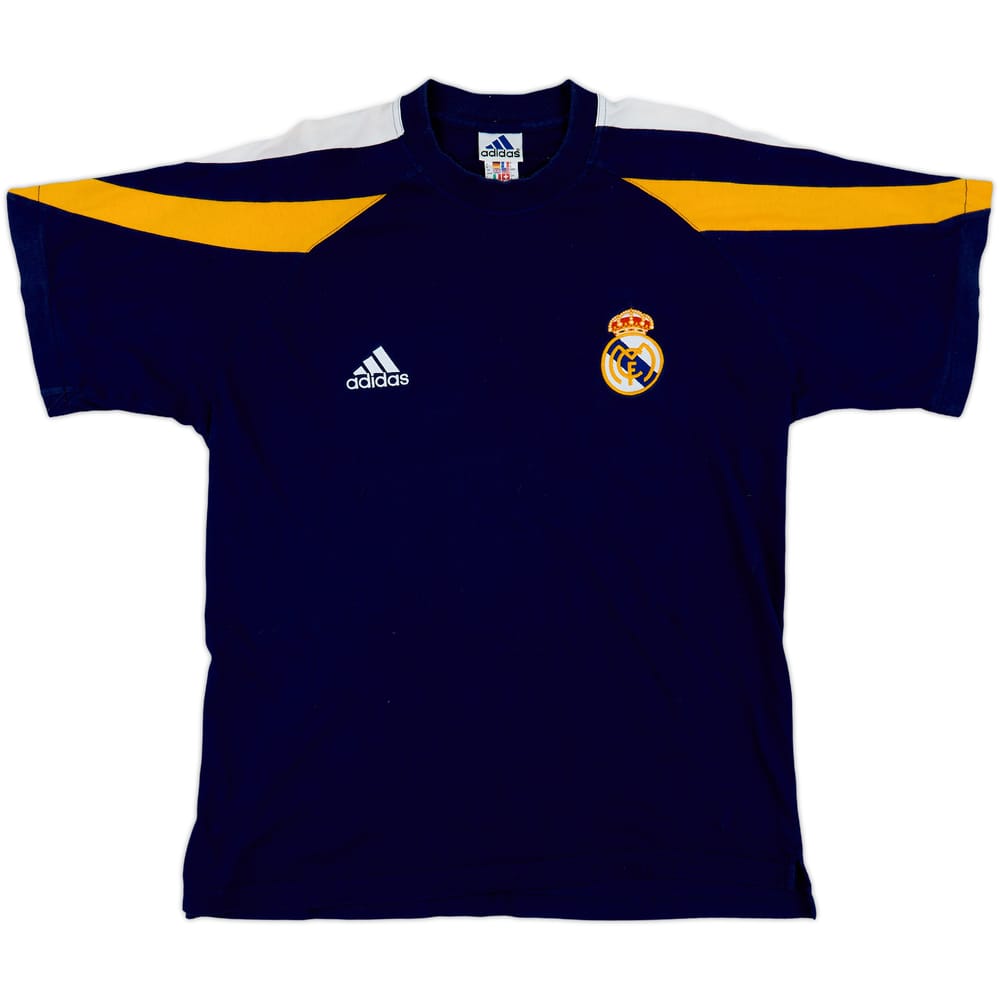 1998-00 Real Madrid adidas Cotton Tee - 9/10 - (L/XL)
