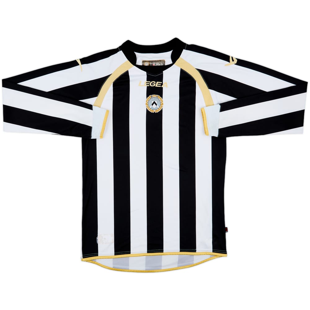2010-11 Udinese Home L/S Shirt - 6/10 - (XL)