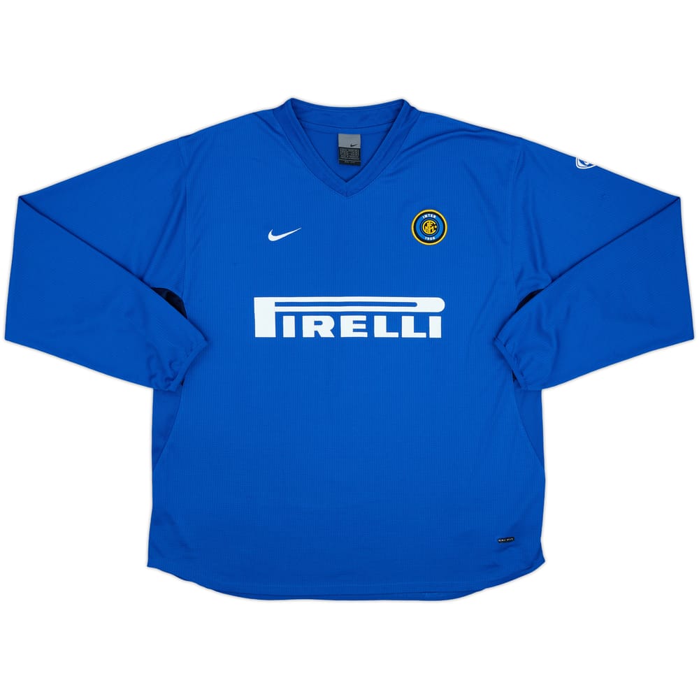 2004-05 Inter Milan Nike Training L/S Shirt - 6/10 - (XL)