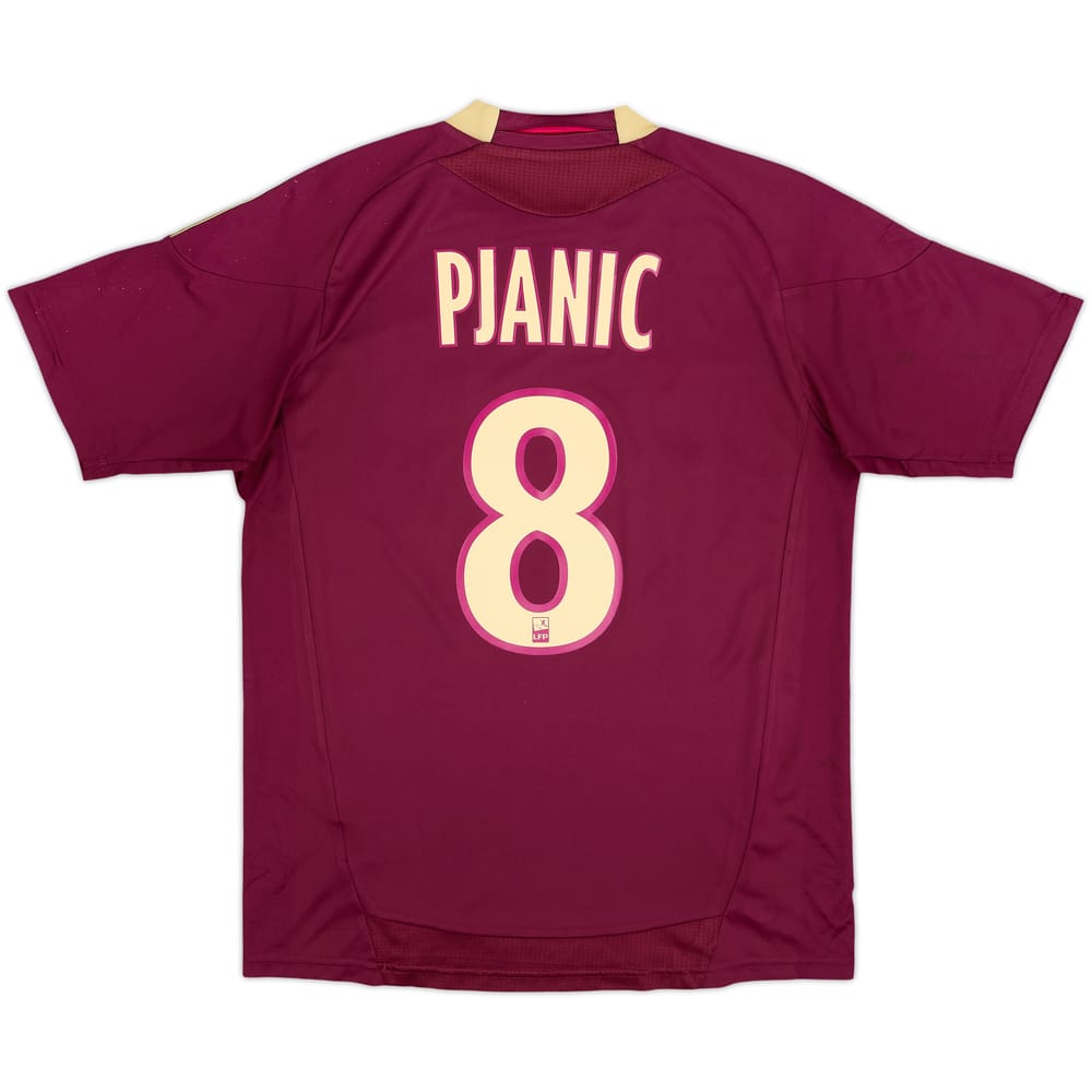 2010-11 Lyon Visitante Camiseta Pjanic #8 - 6/10 - (M)
